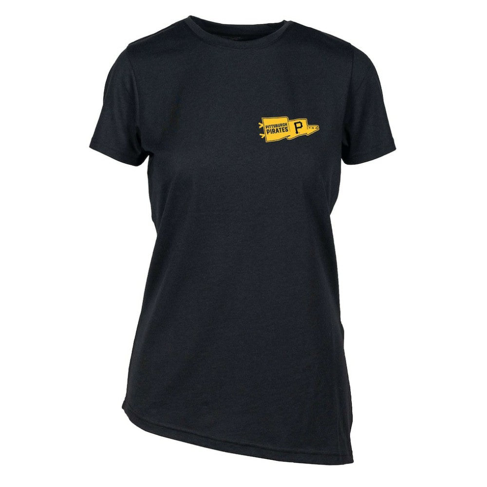 Pittsburgh Pirates Levelwear Women's Birch Rafters T-Shirt - Black