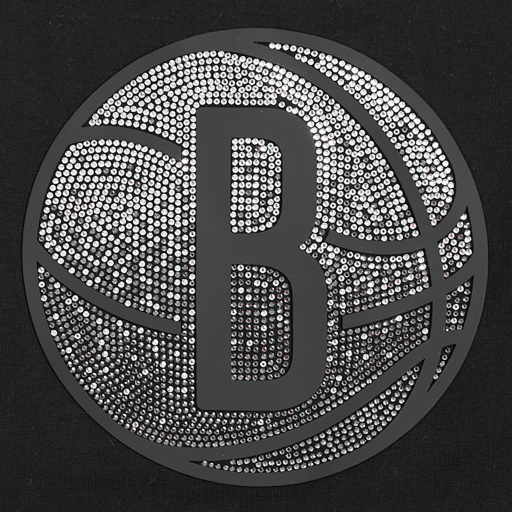 Brooklyn Nets Pro Standard Women's Jewels Boxy Cropped T-Shirt - Black sale