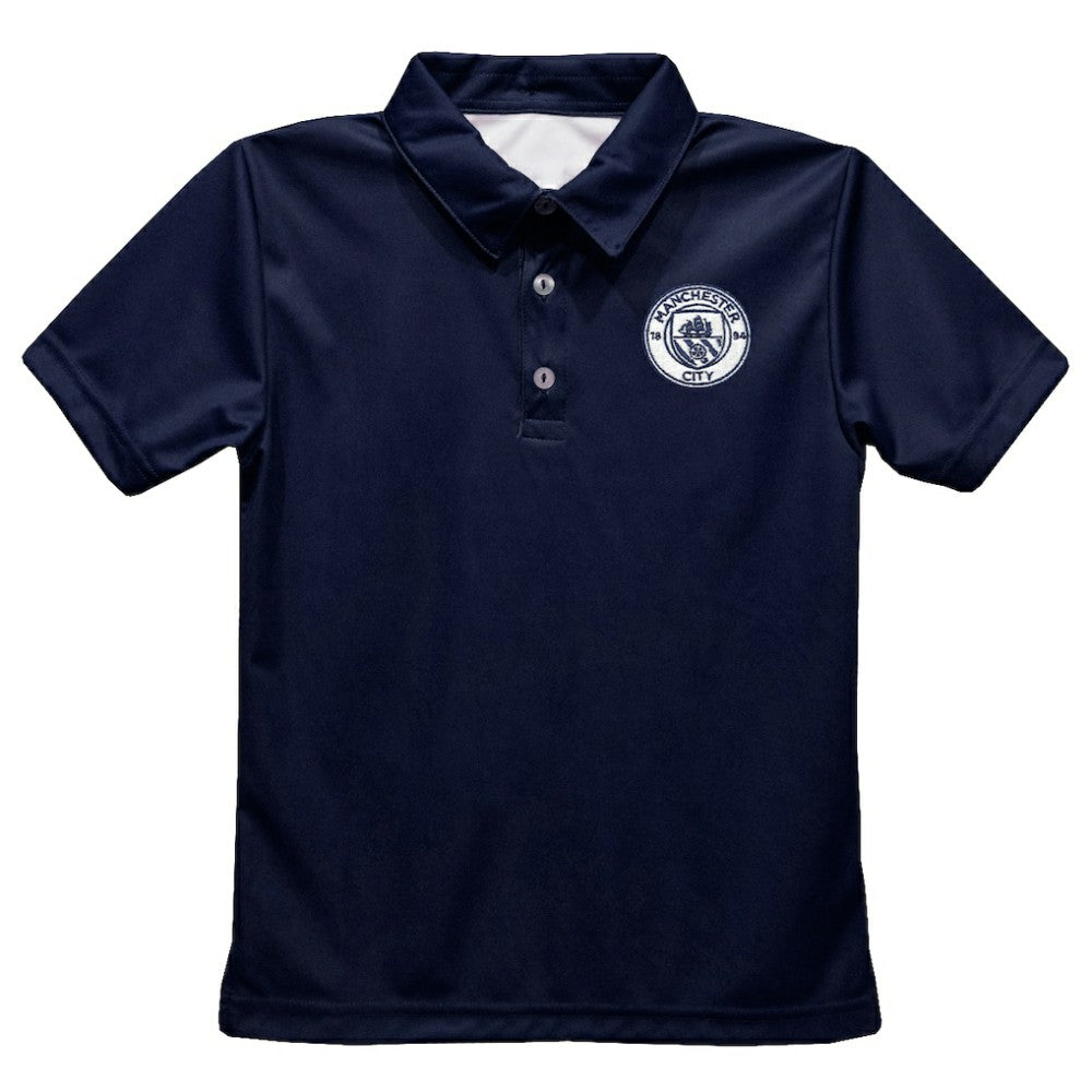 Manchester City Vive La Fete Youth Solid Polo - Navy online