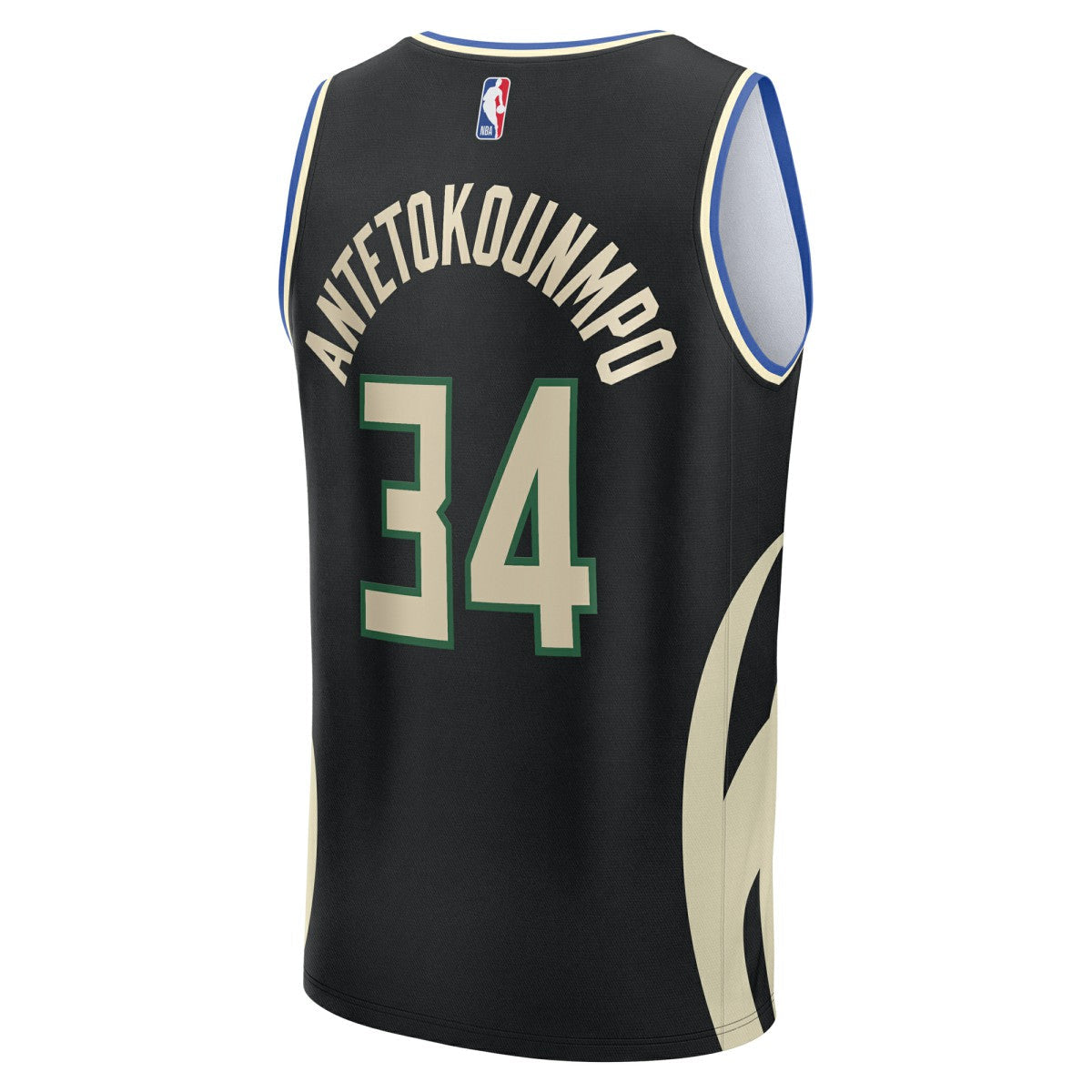 Giannis Antetokounmpo Milwaukee Bucks Youth Fast Break Replica Player Jersey - Statement Edition - Black | Fanatics for sale