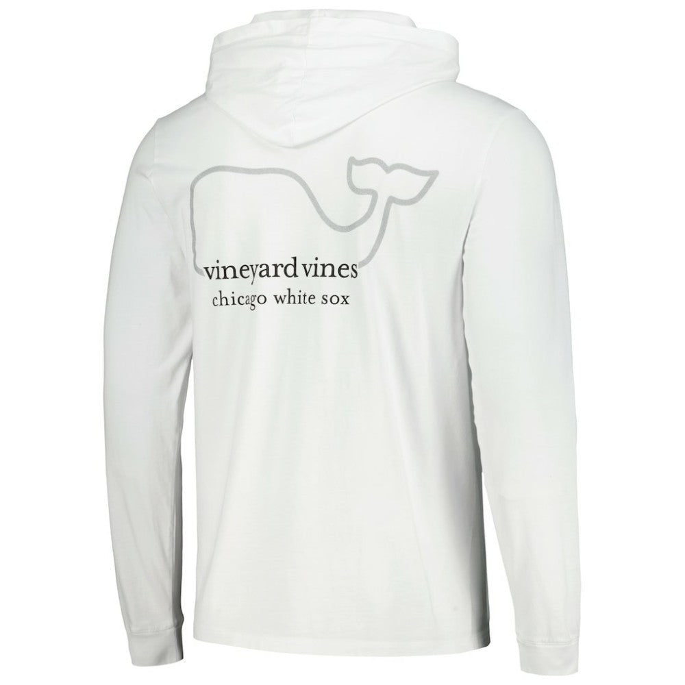 Chicago White Sox Vineyard Vines Long Sleeve Hoodie T-Shirt - White