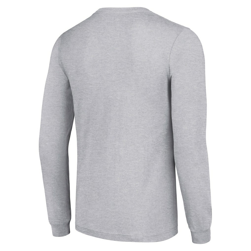 Minnesota Vikings Starter Team Mesh Print Graphic Long Sleeve T-Shirt - Heather Gray outlet
