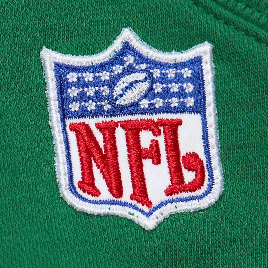 New York Jets Off Field Vintage Logo Short Sleeve Pullover Hoodie - Kelly Green cheap