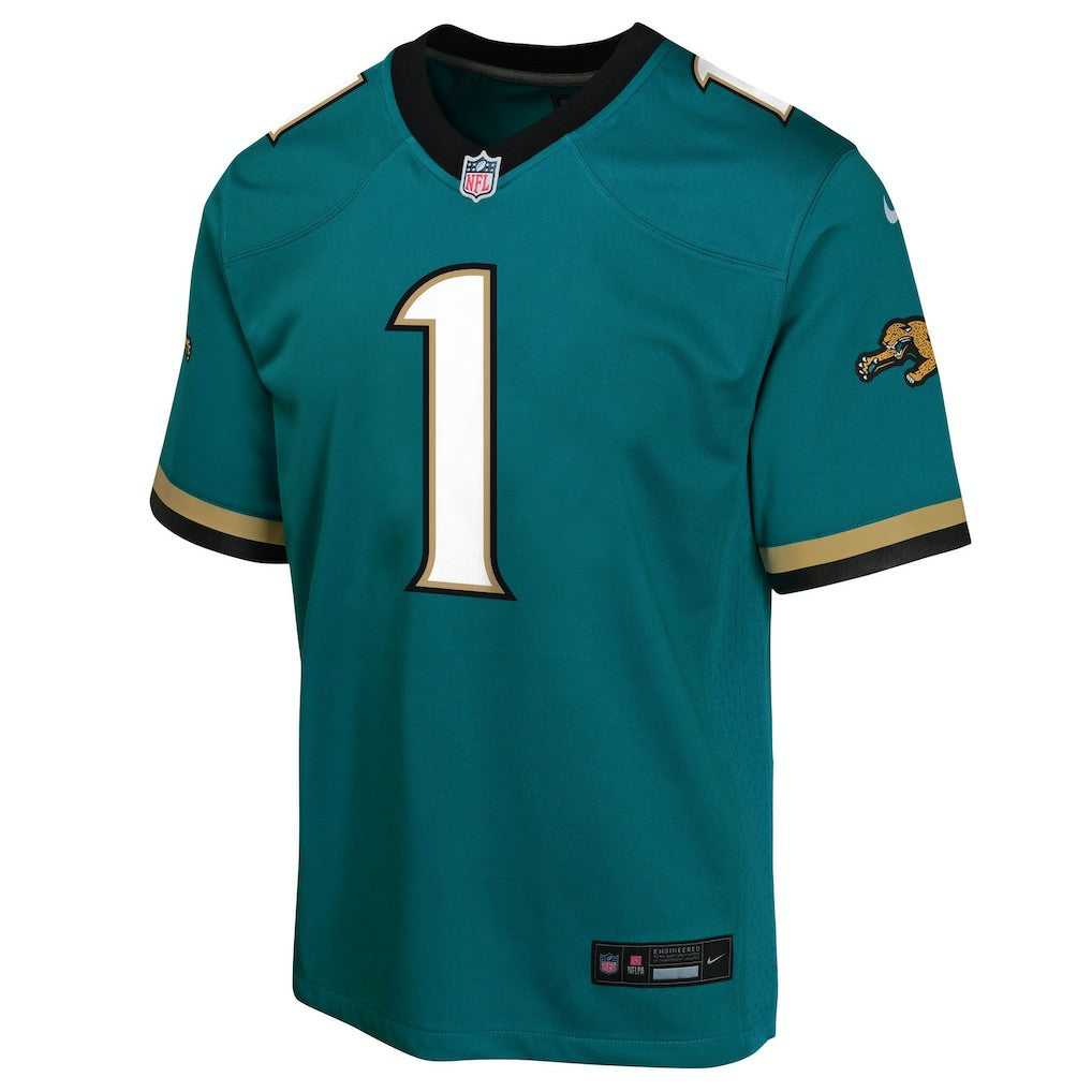 Travis Etienne Jacksonville Jaguars Youth Game Jersey - Teal | Nike discount