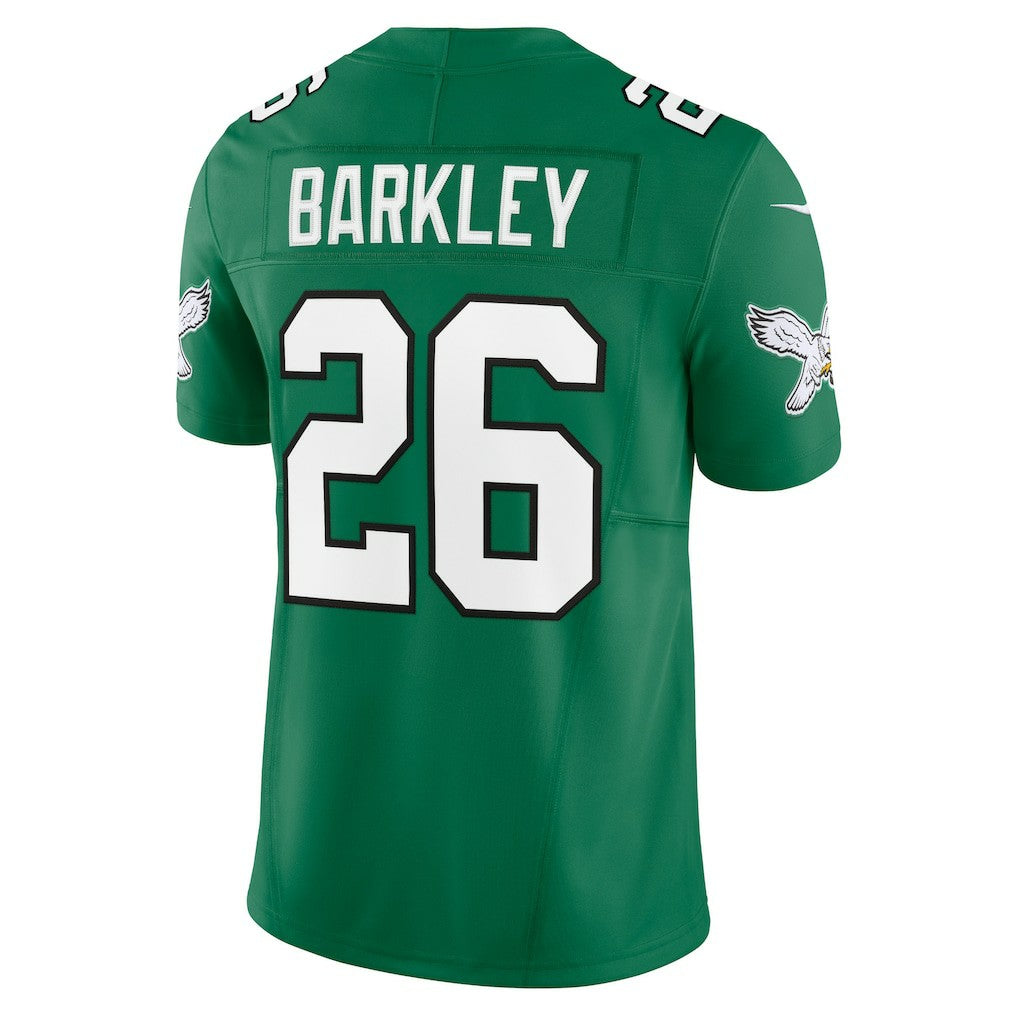 Saquon Barkley Philadelphia Eagles Alternate Vapor F.U.S.E. Limited Jersey - Kelly Green | Nike cheap