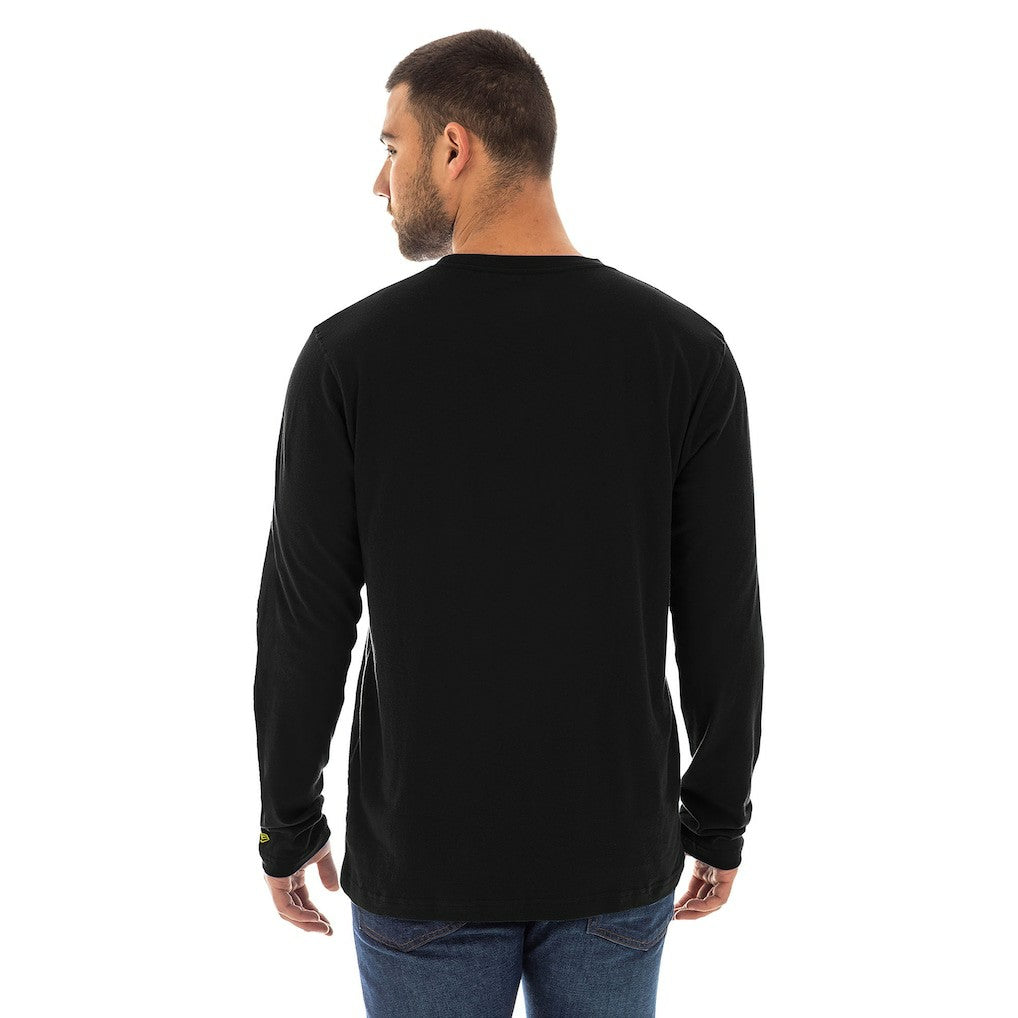Indiana Pacers 2024/25 City Edition Long Sleeve T-Shirt - Black | New Era cheap