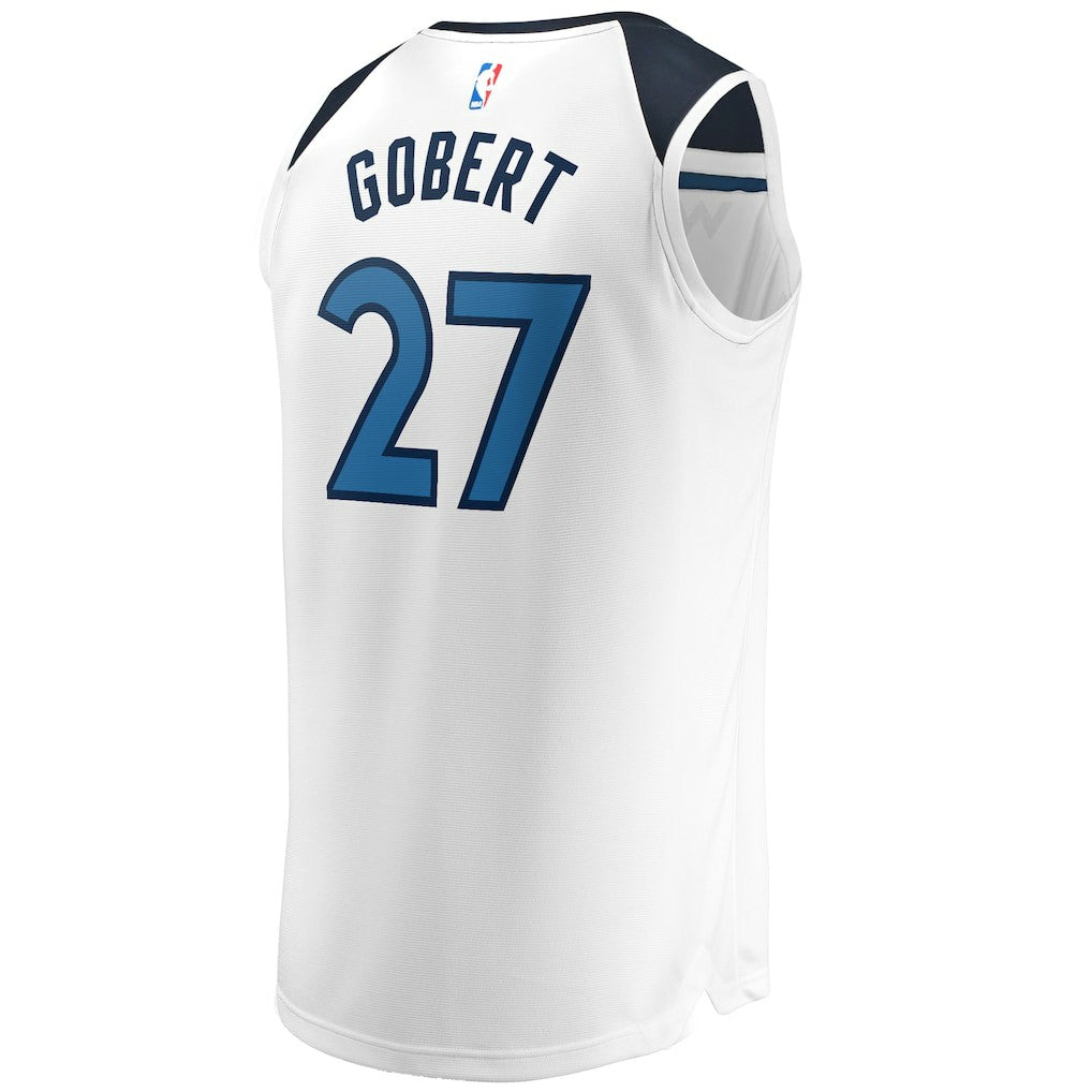 Rudy Gobert Minnesota Timberwolves Fast Break Replica Player Jersey - Association Edition - White | Fanatics cheap