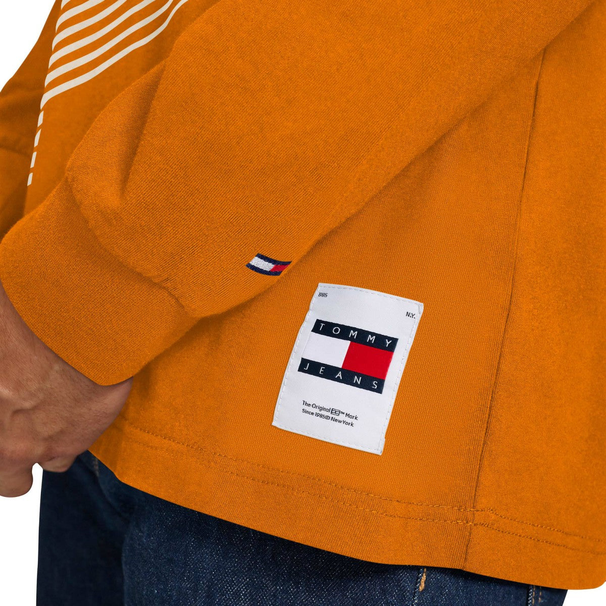 Phoenix Suns Tommy Jeans Lucas Long Sleeve T-Shirt - Orange cheap