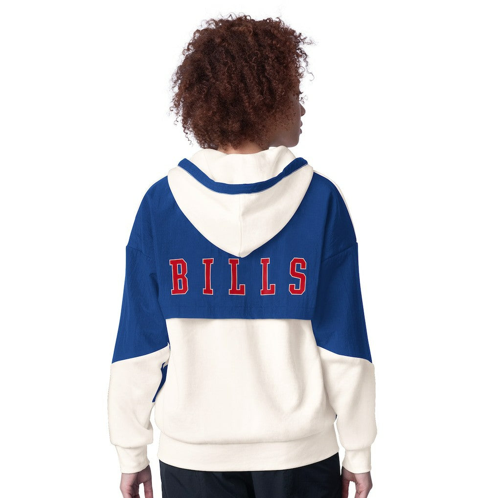 Buffalo Bills Starter Women's Scrimmage Full-Zip Hoodie - White discount