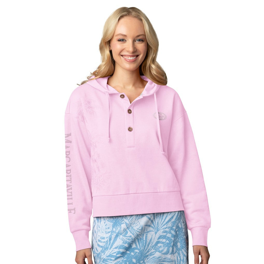 San Francisco 49ers Margaritaville Women's Island Dream Solid Pullover Hoodie - Pink online