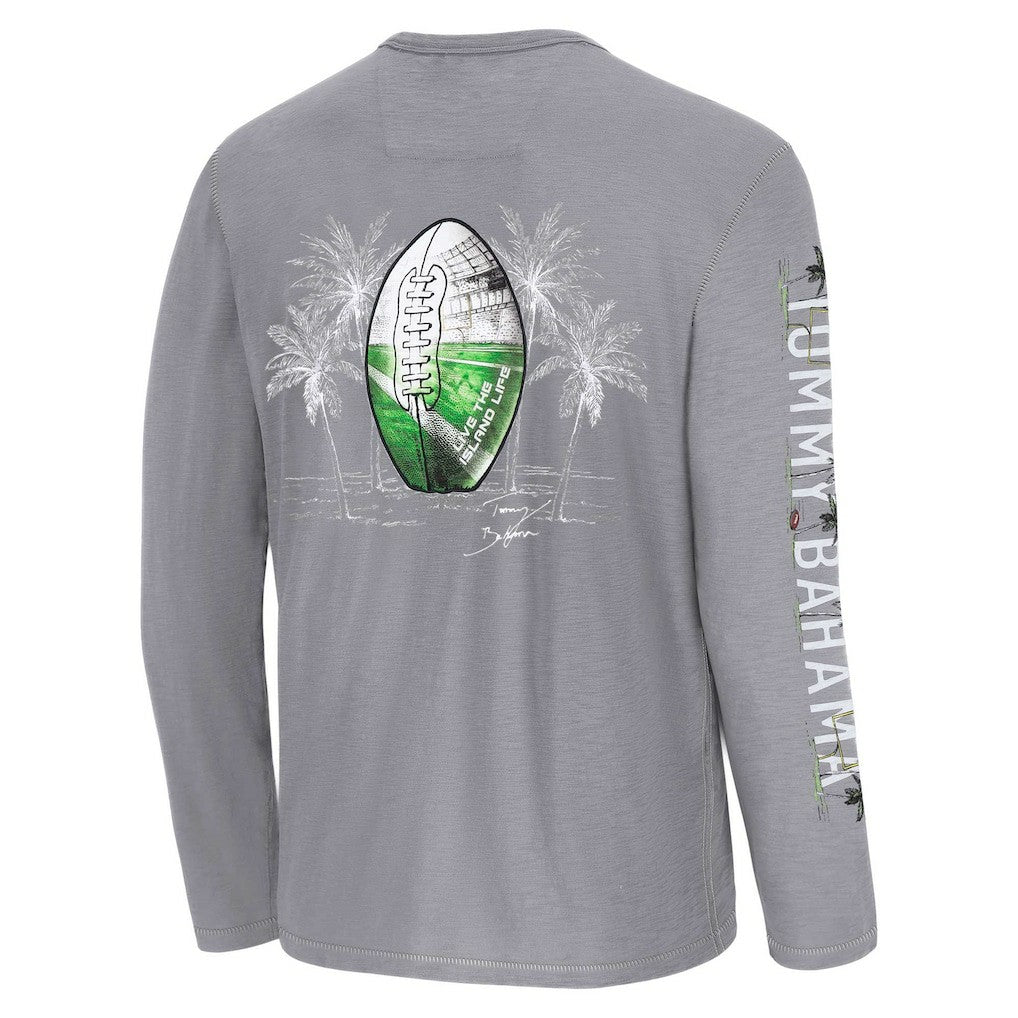 Philadelphia Eagles Oasis Endzone Lux Long Sleeve T-Shirt - Gray discount