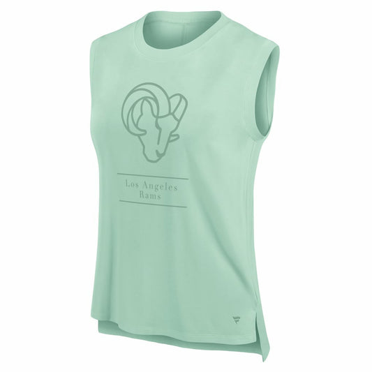 Los Angeles Rams Women's Studio Embrace Tank Top - Mint for sale