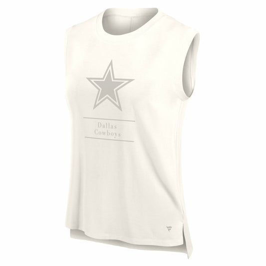 Dallas Cowboys Women's Studio Embrace Tank Top - Cream on sale