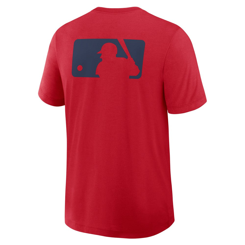 Los Angeles Angels Authentic Collection Early Work Tri-Blend Dri-FIT T-Shirt - Red | Nike