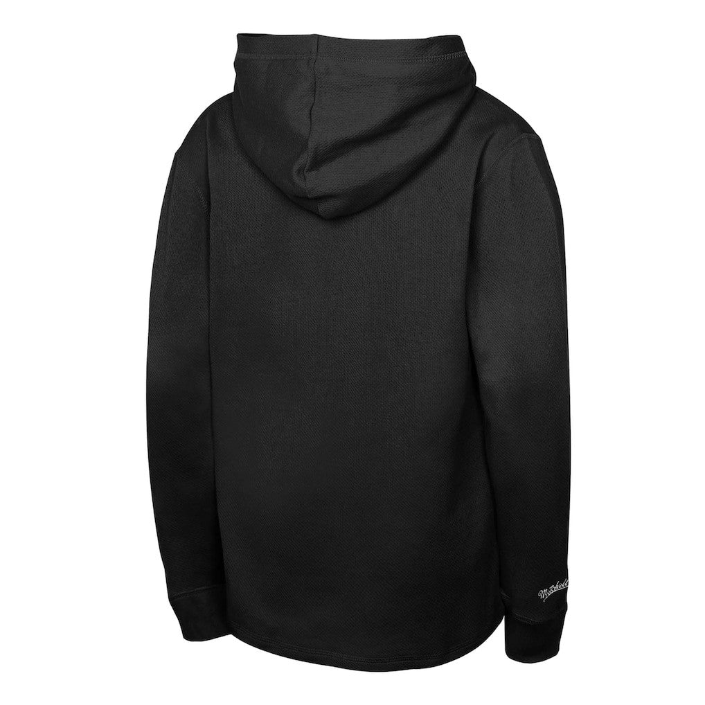 Orlando Magic Youth Hardwood Classics Lightweight Thermal Long Sleeve Hoodie T-Shirt - Black | Mitchell & Ness online