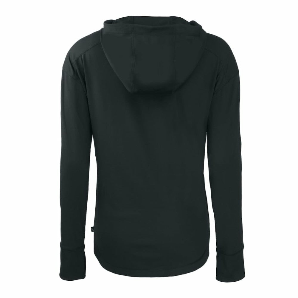 New York Yankees Cutter & Buck Women's Daybreak Eco Recycled Full-Zip Hoodie - Black