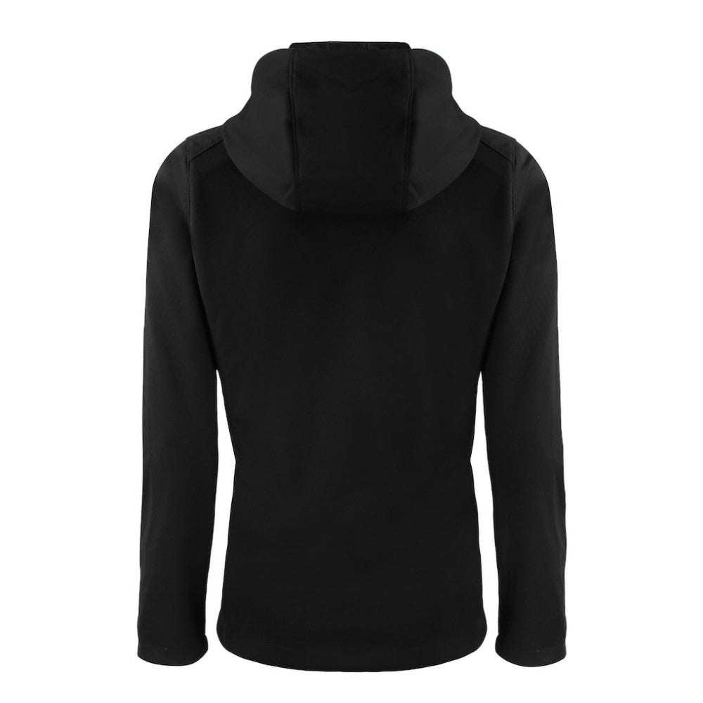 New York Yankees Cutter & Buck Women's Evoke Eco Softshell Recycled Full-Zip Hoodie Jacket - Black