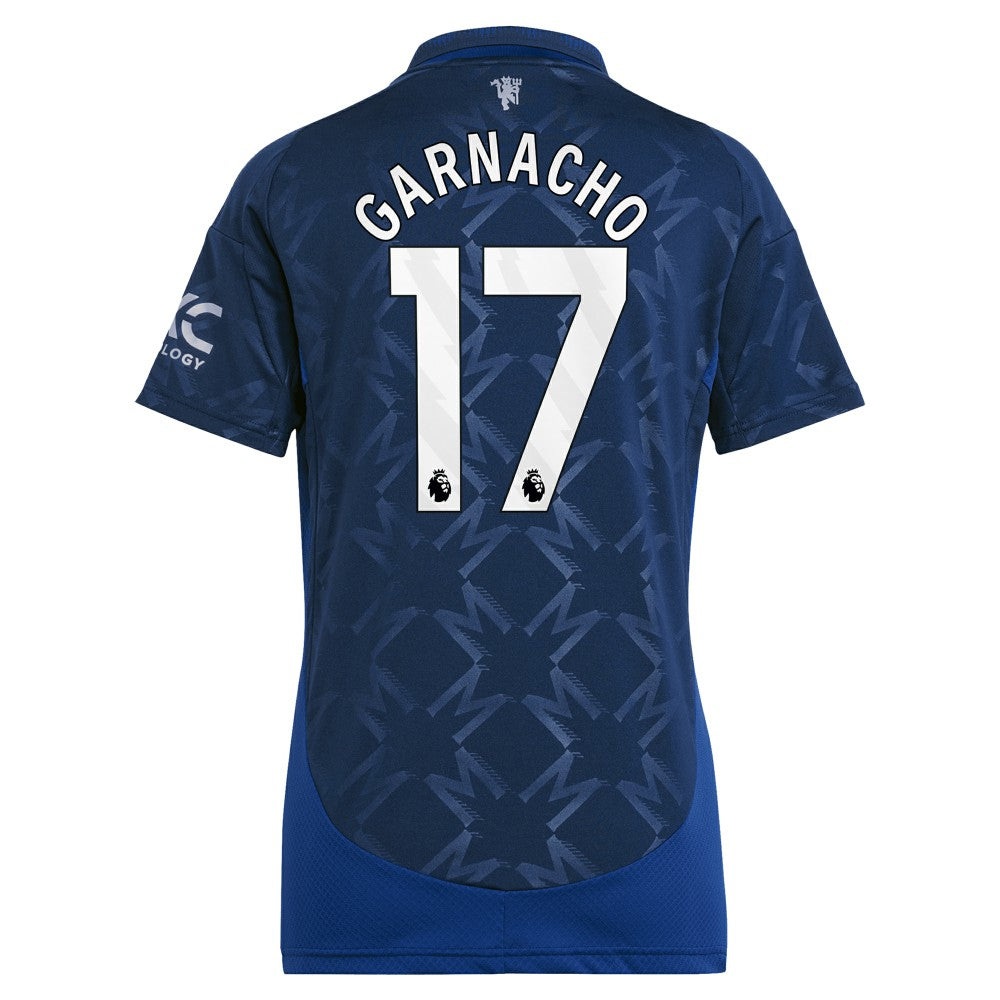 Alejandro Garnacho Manchester United Women's 2024/25 Away Replica Player Jersey - Navy | Adidas discount