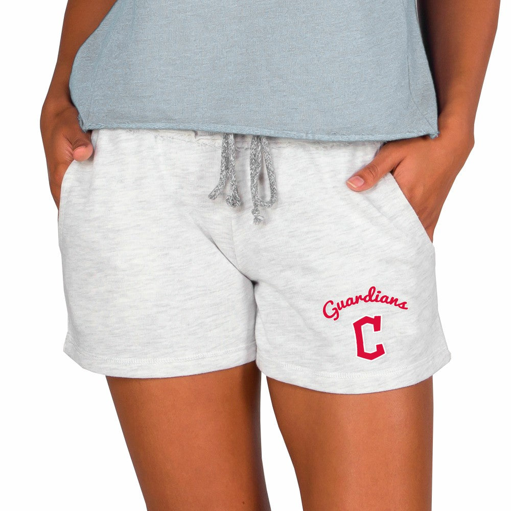 Cleveland Guardians Concepts Sport Women's Mainstream French Terry Tri-Blend Shorts - Ash