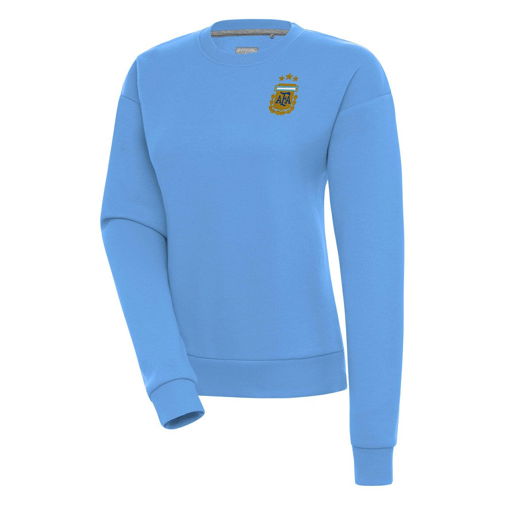 Argentina National Team Antigua Women's Victory Pullover Sweatshirt - Powder Blue for sale
