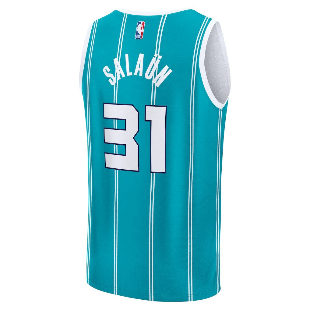 Tidjane Salaun Charlotte Hornets 2024 NBA Draft Fast Break Player Jersey - Icon Edition - Teal | Fanatics online