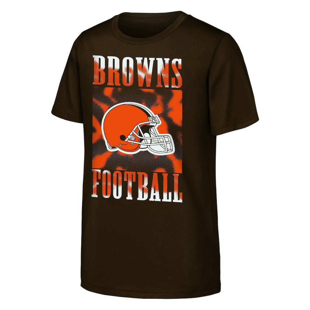 Cleveland Browns Youth Garage Hero T-Shirt - Brown discount