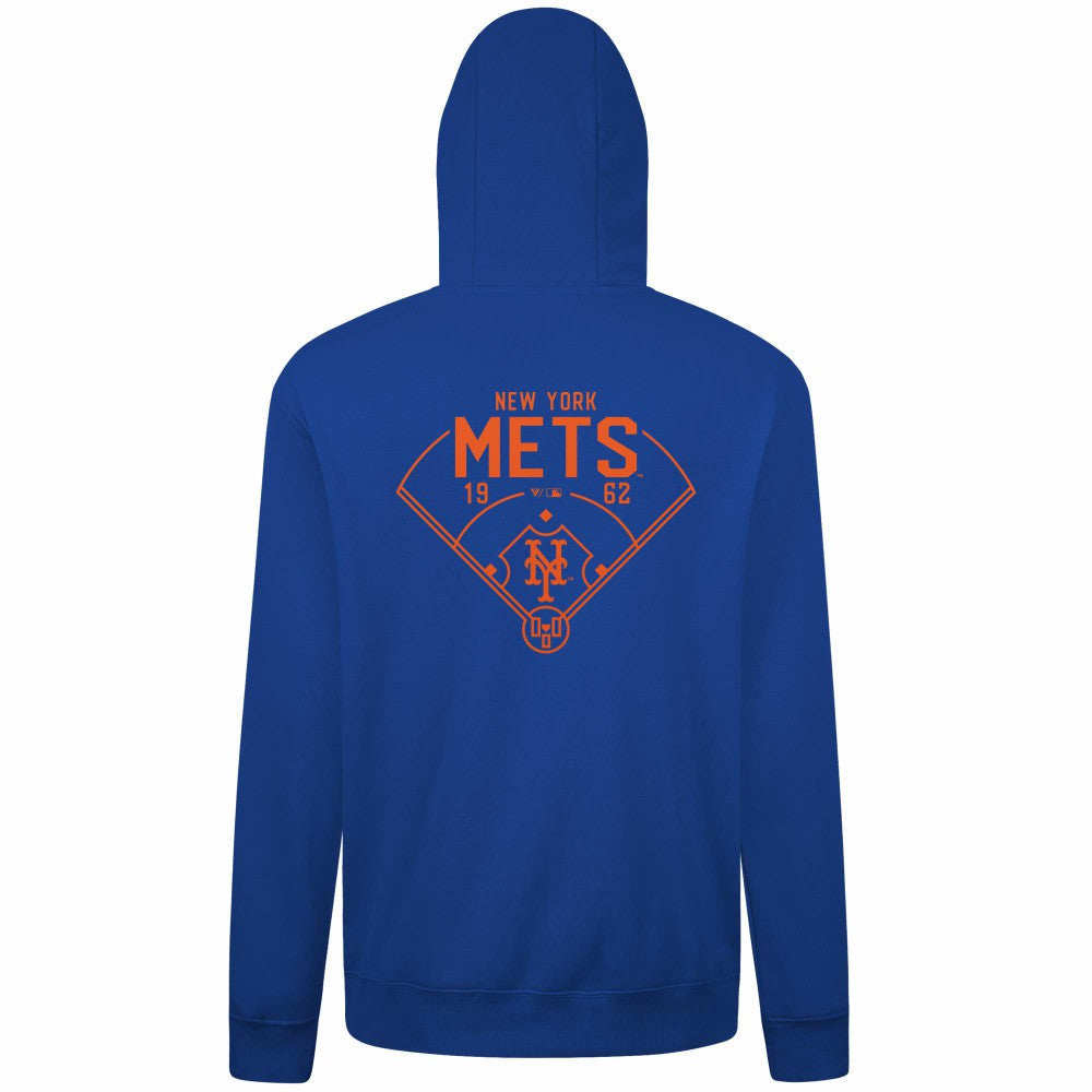 New York Mets Levelwear Podium Primary Pullover Hoodie - Royal