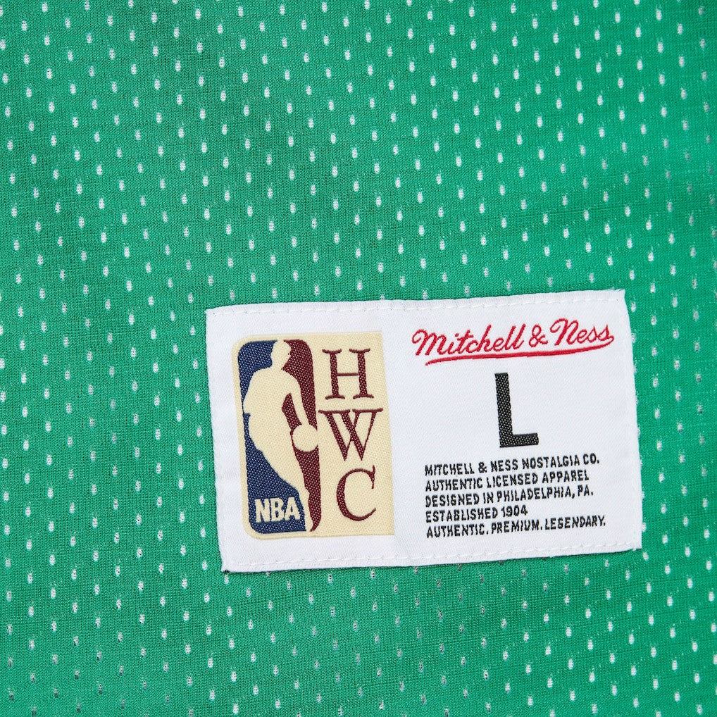 Boston Celtics Hardwood Classics Reversible Mesh Practice Jersey - Kelly Green/White | Mitchell & Ness cheap