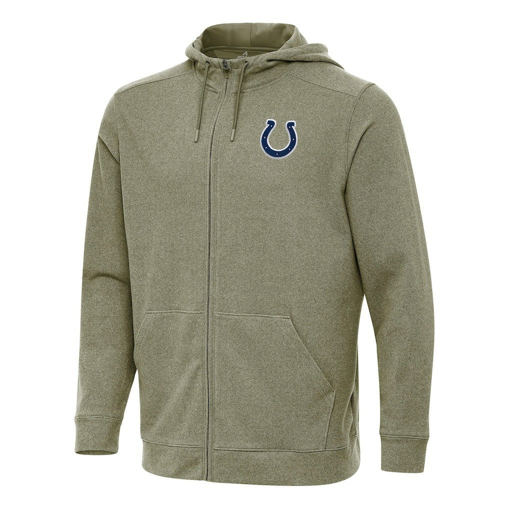 Indianapolis Colts Antigua Effortless Full-Zip Hoodie - Olive online