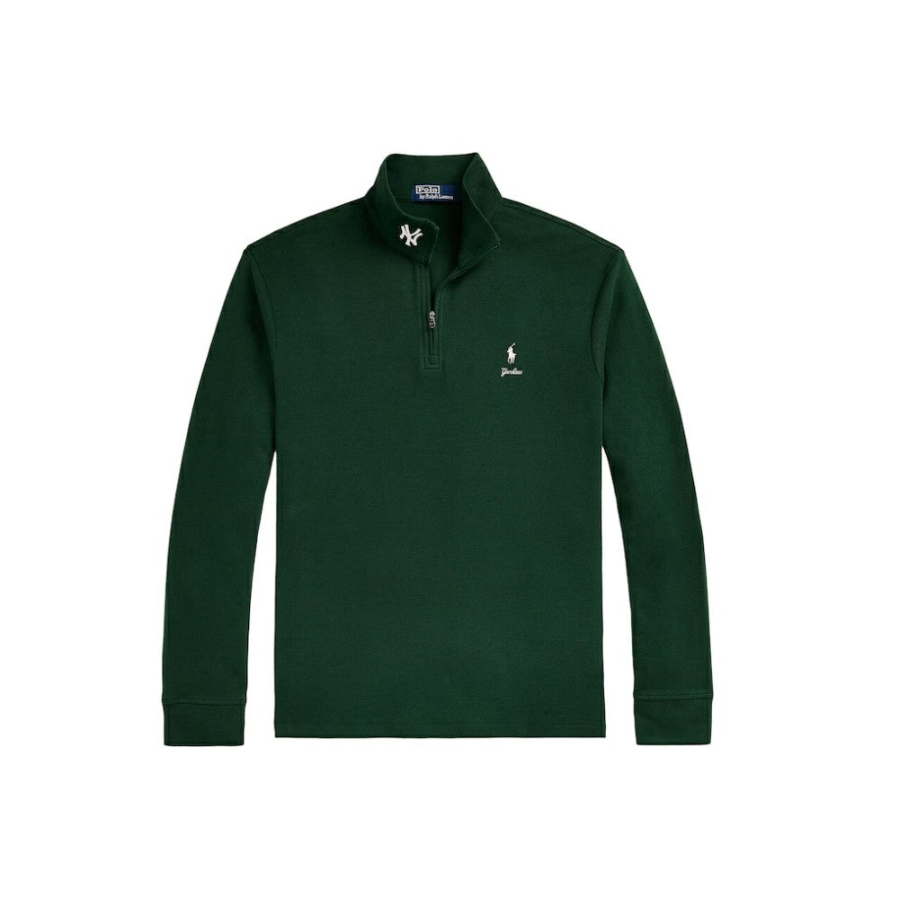New York Yankees Polo Ralph Lauren Estate Quarter-Zip Sweatshirt - Green