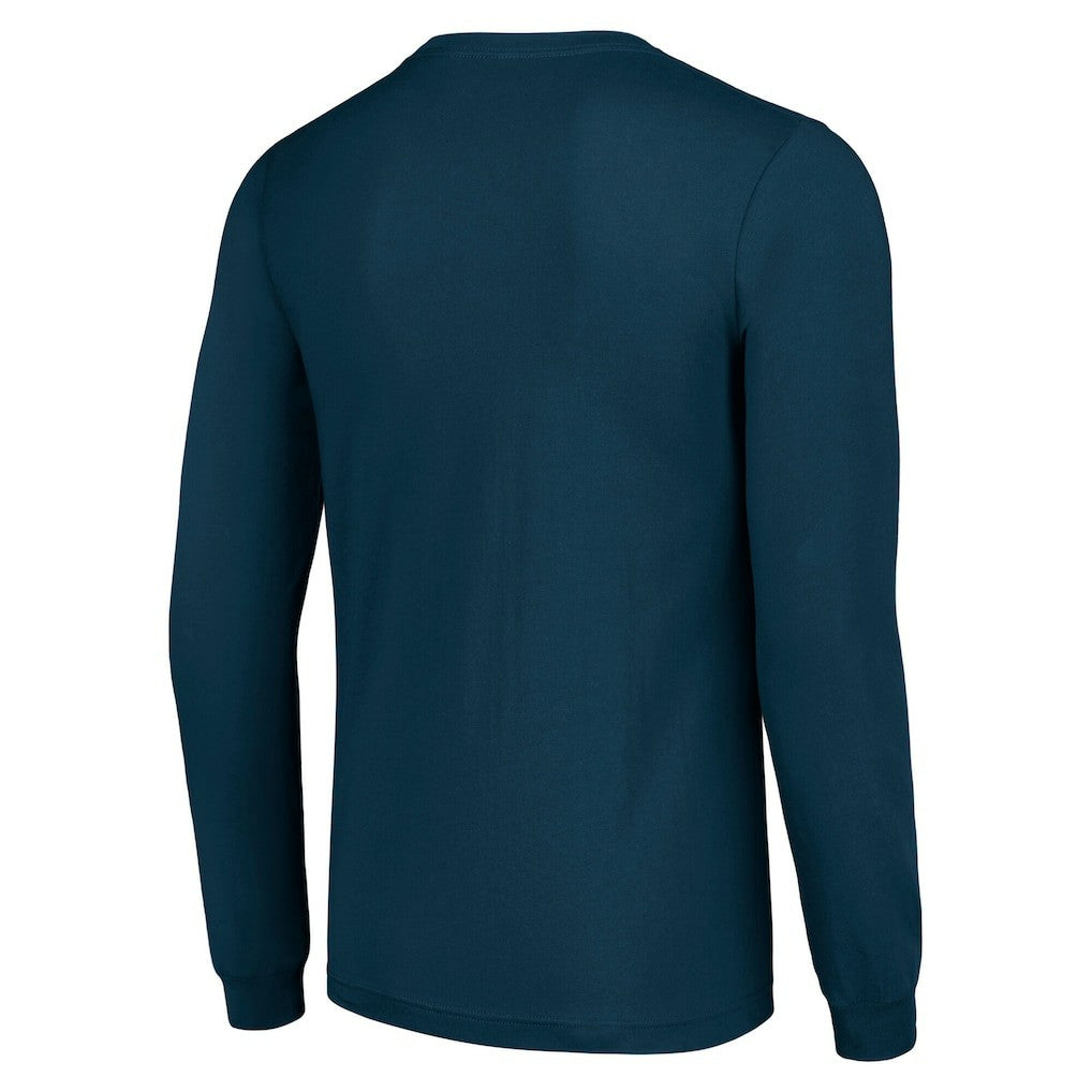 Chicago Bears Starter Shield Logo Long Sleeve T-Shirt - Navy outlet