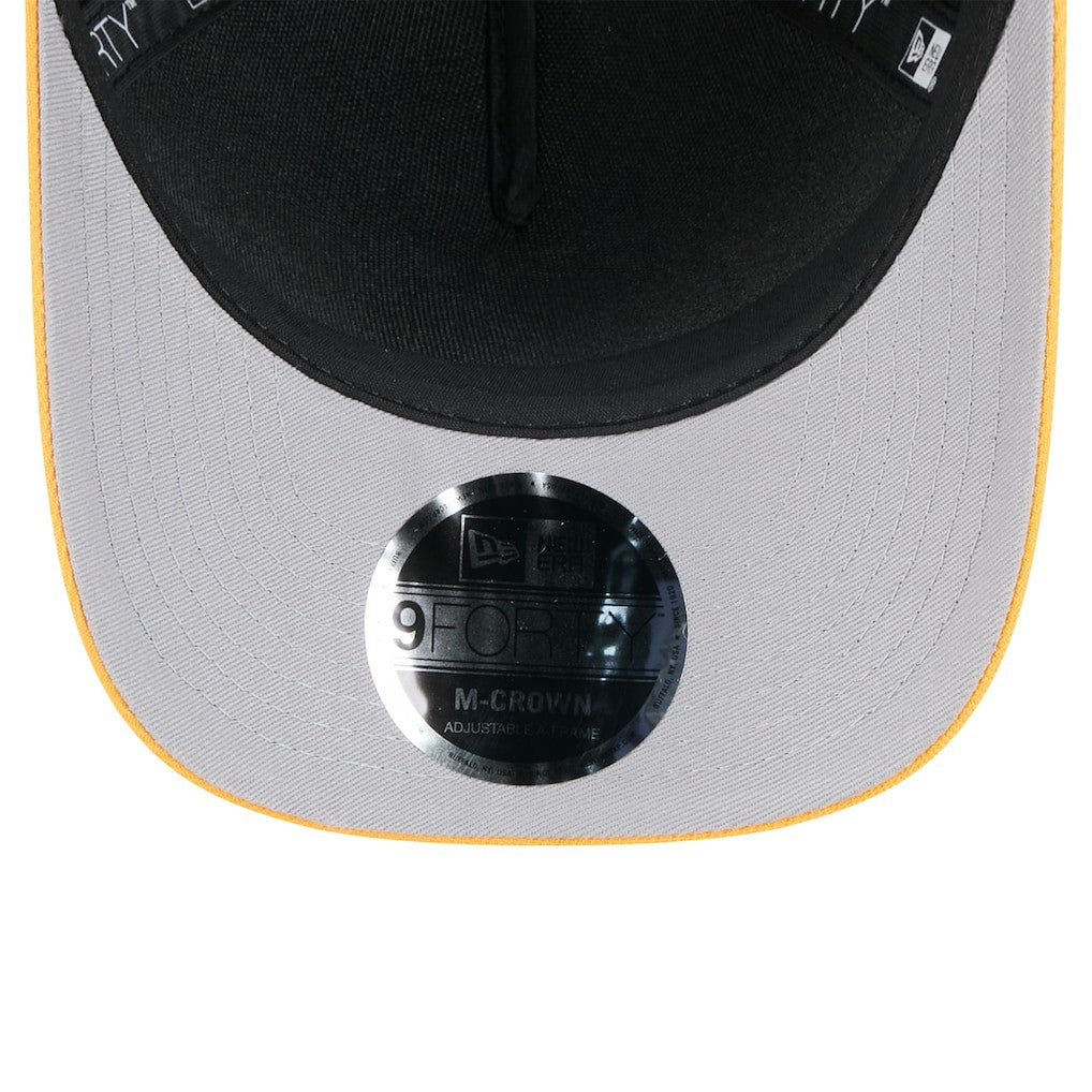 Pittsburgh Steelers New Era 2025 NFL Draft 9FORTY A-Frame M-Crown Adjustable Hat - Black/Gold online