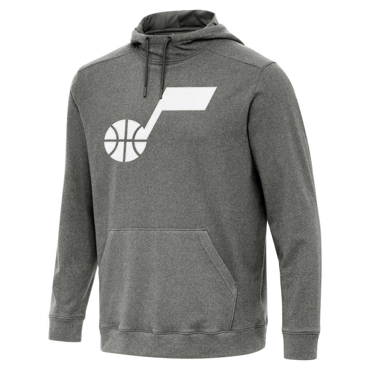 Utah Jazz Antigua Cloud Pullover Hoodie - Heather Black outlet