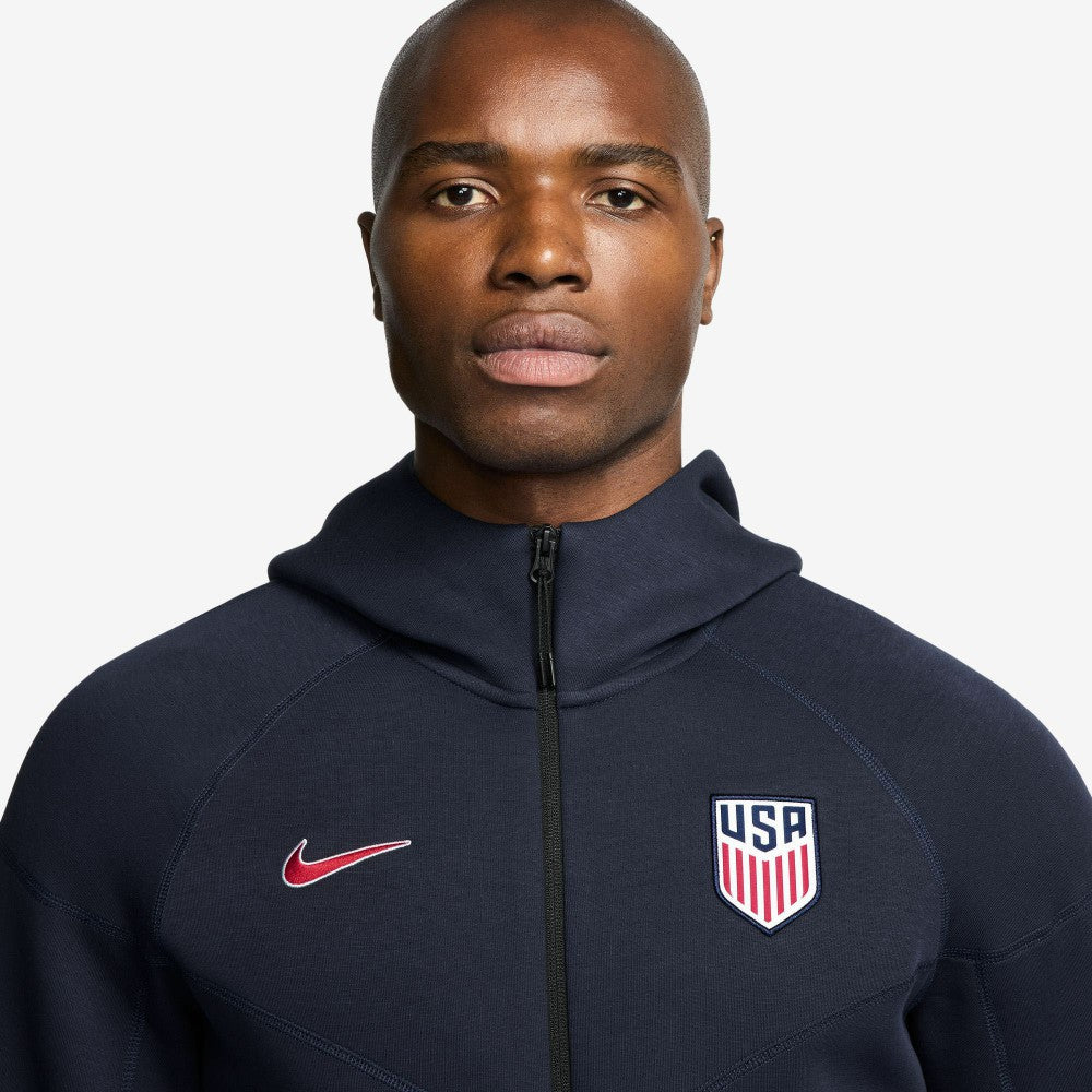 USMNT Tech Fleece Full-Zip Hoodie - Navy | Nike shop