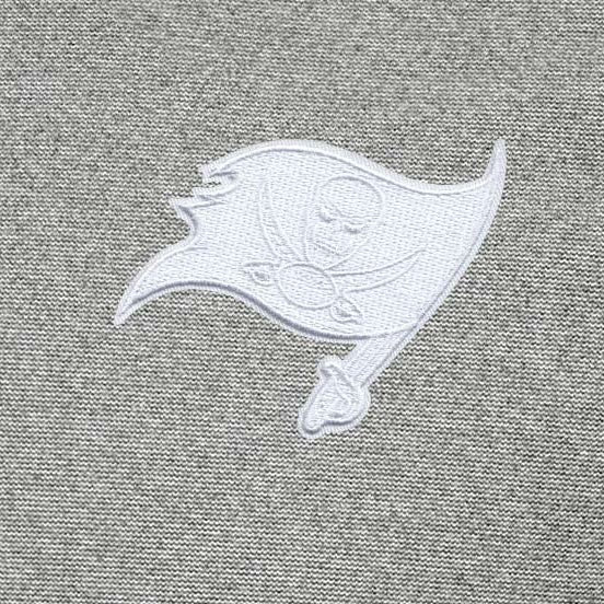 Tampa Bay Buccaneers Antigua Subtle Quarter-Zip Jacket - Heather Gray cheap