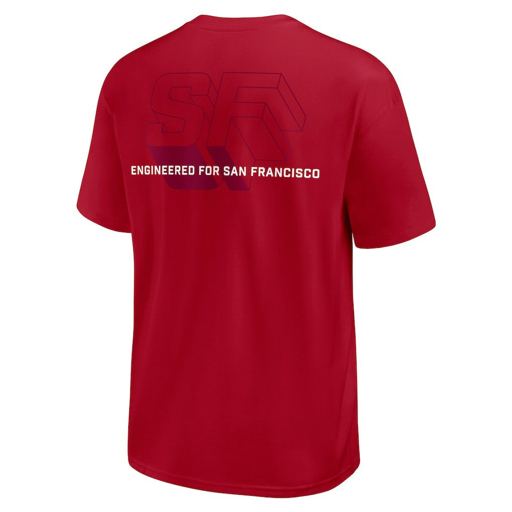 San Francisco 49ers Dominate The Game Essential Max90 T-Shirt - Scarlet | Nike discount