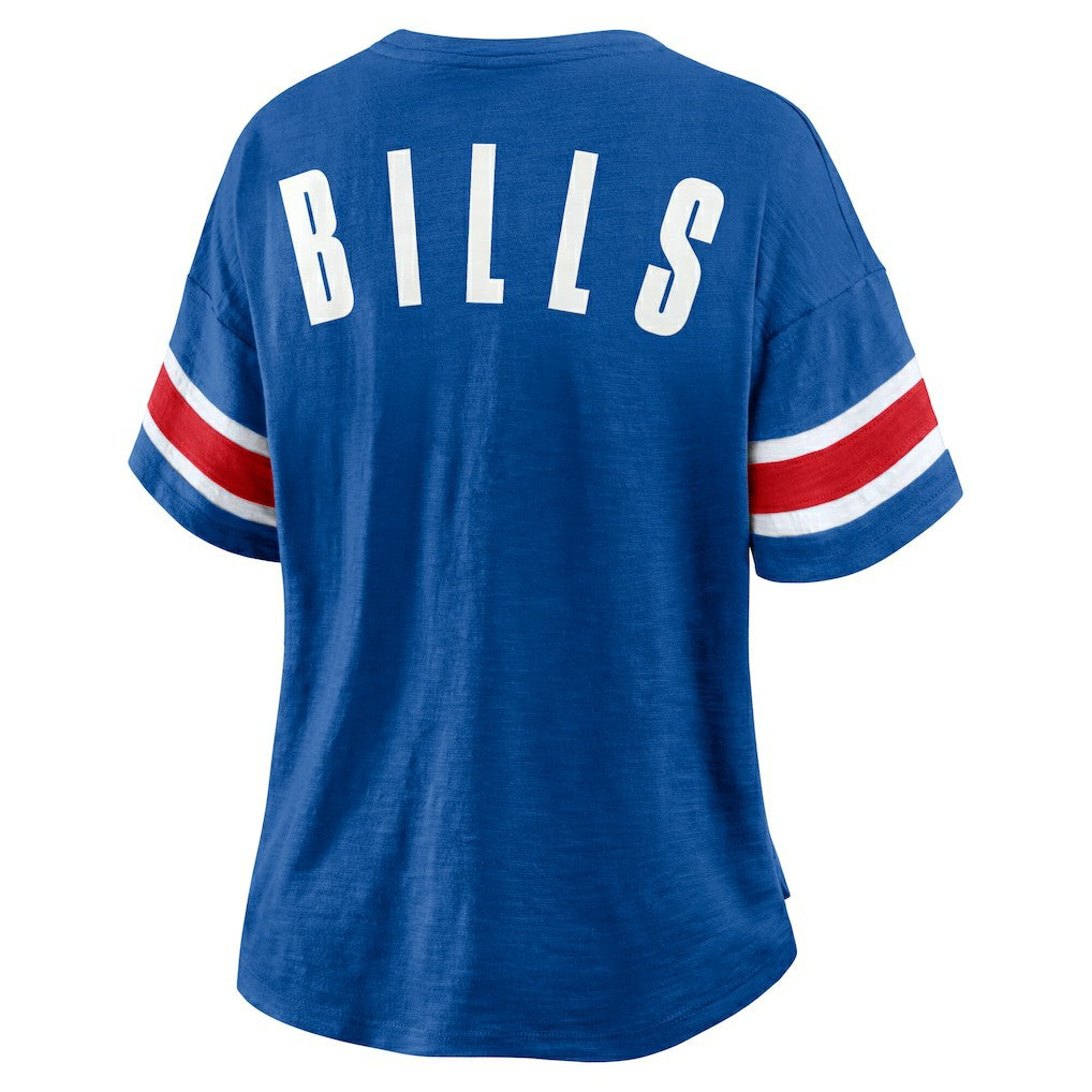 Buffalo Bills Women's Redzone Curl Route T-Shirt - Royal sale