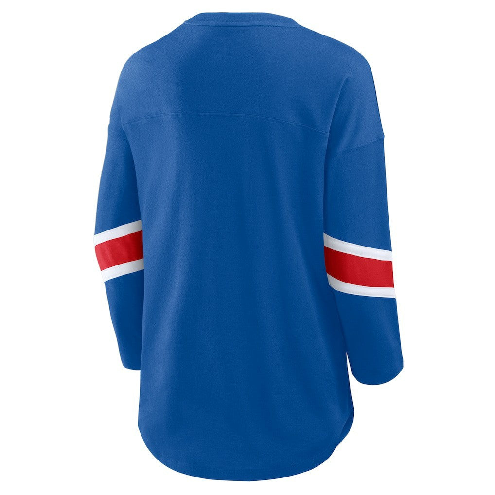 Buffalo Bills Women's Redzone 3/4-Sleeve T-Shirt - Royal on sale