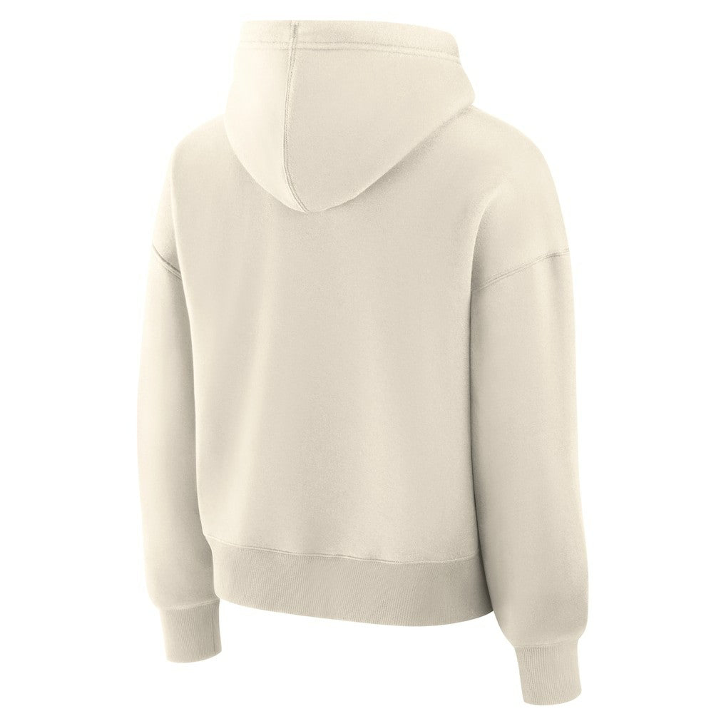 New York Jets Women's Dove Legacy Pullover Hoodie - Cream on sale