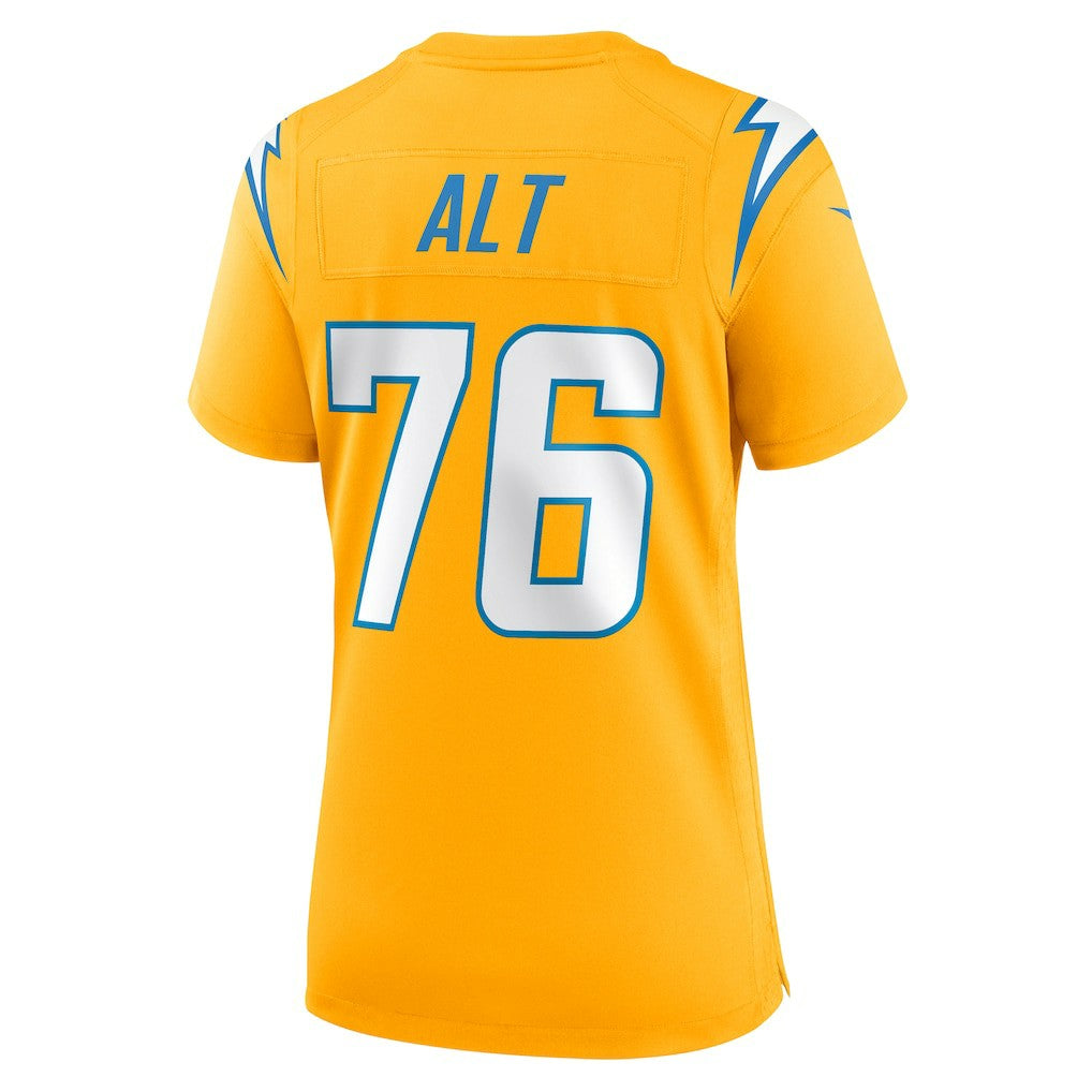 Joe Alt Los Angeles Chargers Women's Alternate Charger Power Game Jersey - Gold | Nike online