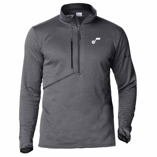Utah Jazz Park View Fleece Half-Zip Top - Black | Columbia cheap
