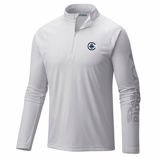 LA Clippers PFG Terminal Tackle Quarter-Zip Top - White | Columbia discount