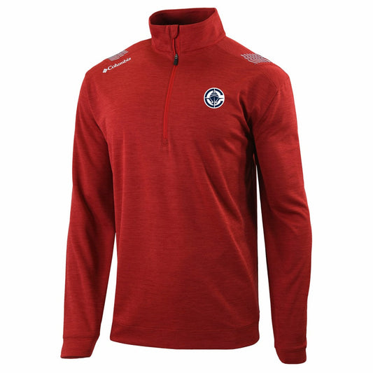 LA Clippers Oakland Downs Omni-Wick Quarter-Zip Top - Red | Columbia for sale