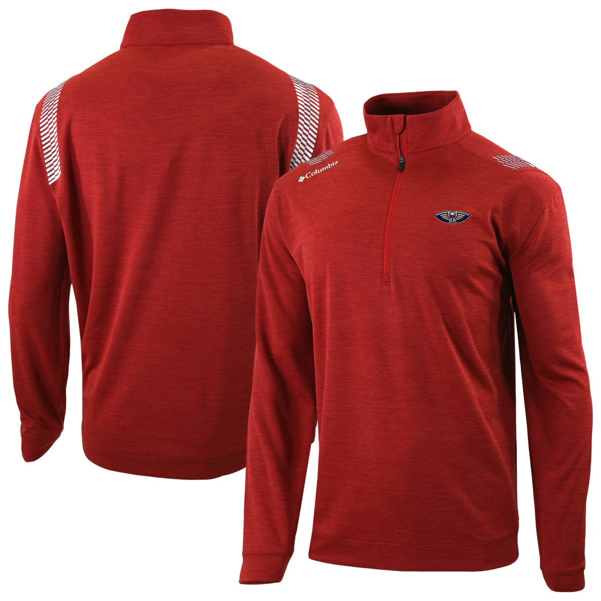New Orleans Pelicans Oakland Downs Omni-Wick Quarter-Zip Top - Red | Columbia cheap