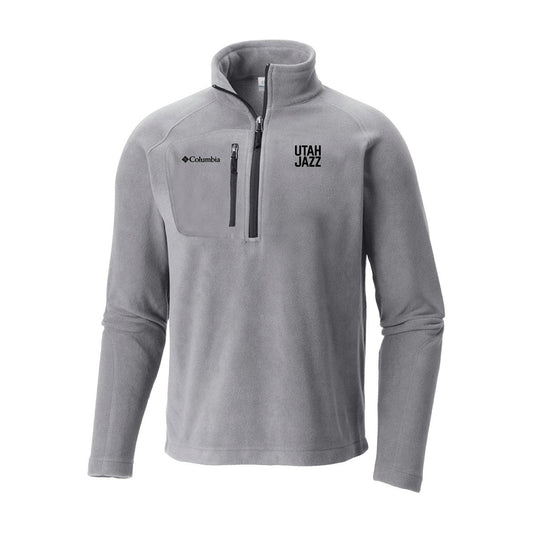 Utah Jazz Fast Trek III Half-Zip Fleece Pullover - Gray | Columbia discount