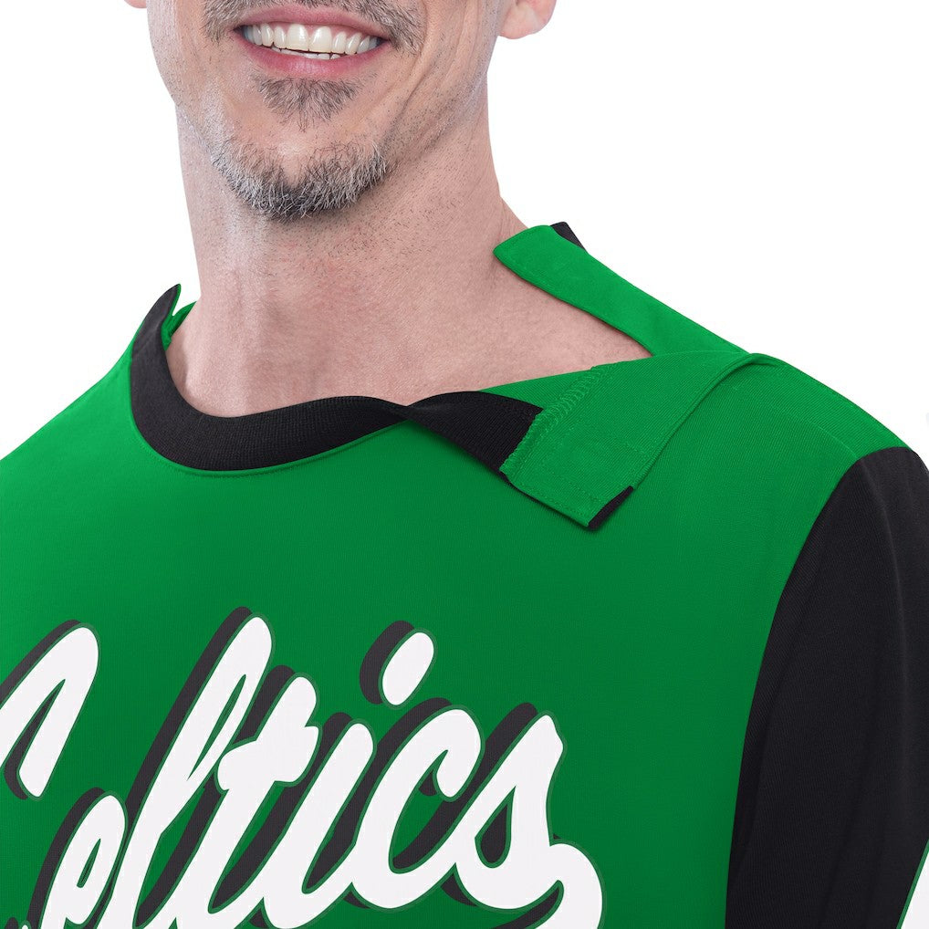 Boston Celtics G-III Sports by Carl Banks Adaptive Rugby Long Sleeve Top - Green discount