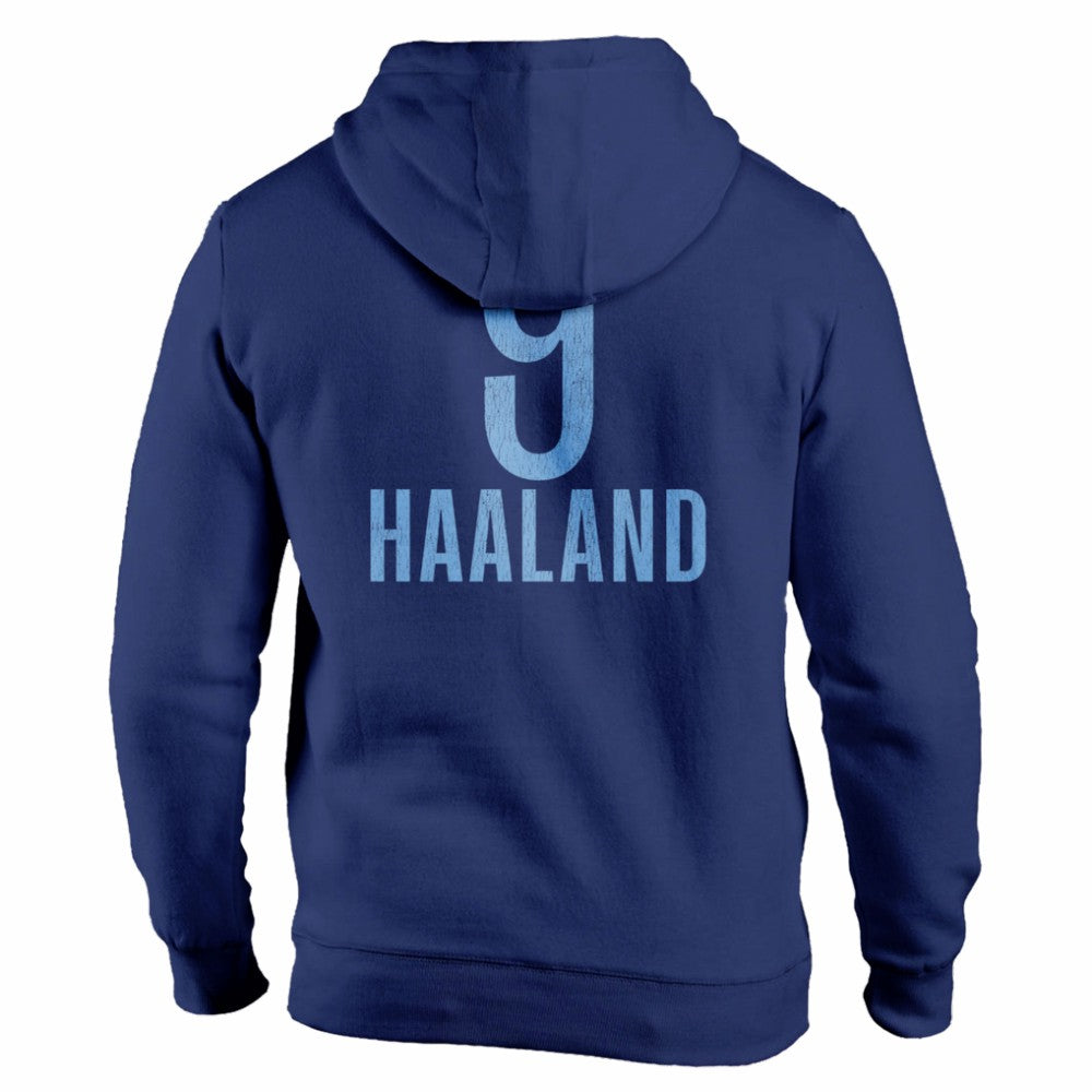 Erling Haaland Manchester City 1863FC Player Fleece Pullover Hoodie - Navy on sale