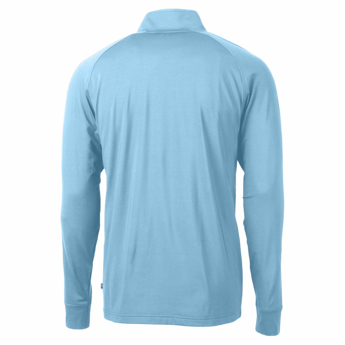 Tampa Bay Buccaneers Cutter & Buck Raglan Adapt Eco Knit Stretch Recycled Quarter-Zip Top - Powder Blue on sale