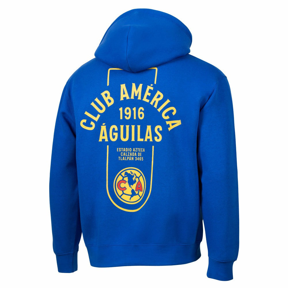 Club America Sport Design Sweden Youth Streetwear Relaxed Hoodie - Royal discount
