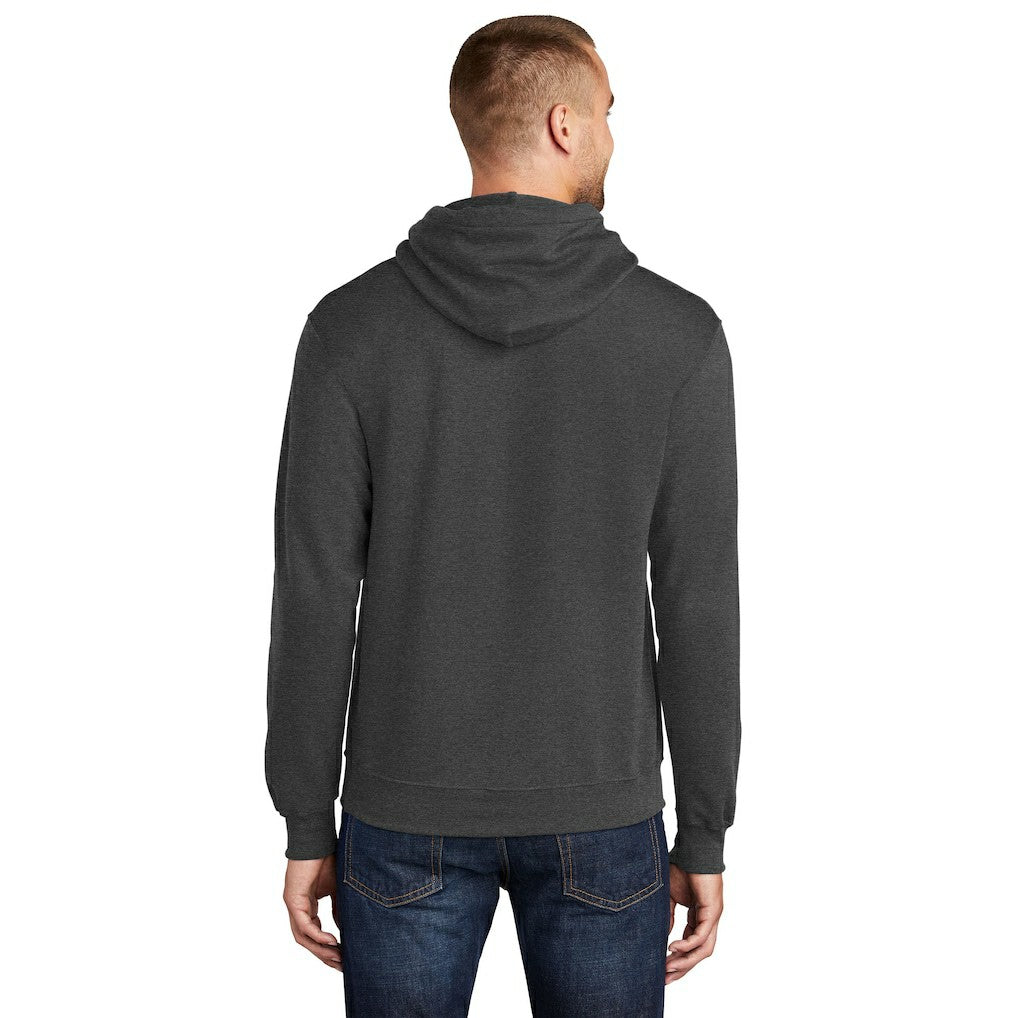 Buffalo Bills Starter Arch Over Logo Pullover Hoodie - Charcoal sale